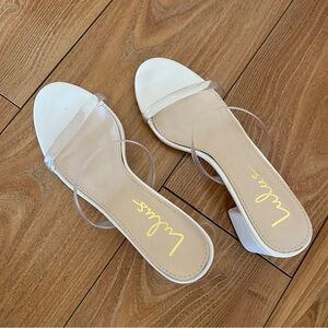 Lulu’s White Heels